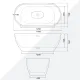 Ванна акриловая Cerutti Spa CT11267 170x75 см белая