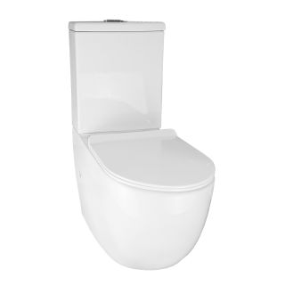 Унитаз-компакт Azario Corsa AZ-2062Т безободковый белый