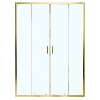 Душевая дверь Azario Tokyo AZ-362K2-170-BGL-CL 170 см профиль брашированное золото стекло прозрачное