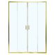 Душевая дверь Azario Tokyo AZ-362K2-170-BGL-CL 170 см профиль брашированное золото стекло прозрачное