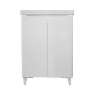 Тумба с раковиной Azario Lotos CS00105740 60 см белый глянец