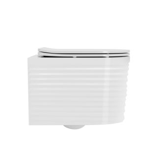 Подвесной унитаз Point Омега PN41902 безободковый белый Подвесной унитаз Point Омега PN41902 безободковый белый