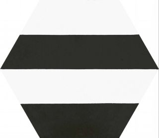 Керамогранит Codicer Hex. Porto Capri Black 58362, 25x22 (1,04)