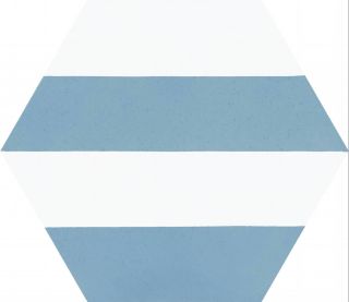 Керамогранит Codicer Hex. Porto Capri Blue 58363, 25x22 (1,04)
