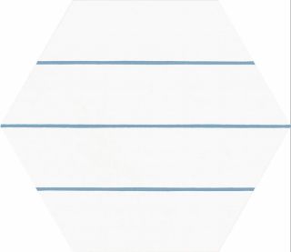 Керамогранит Codicer Hex. Porto Savona Blue 58369, 25x22 (1,04)