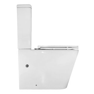 Унитаз-компакт Azario Etereo AZ-8203 безободковый торнадо белый