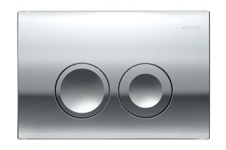 Кнопка смыва Geberit Delta 25 115.125.21.5 для двойного смыва хром