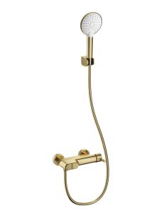 Смеситель для ванны с душем Wonzon & Woghand Muse Corno WW-A30902-BG брашированное золото