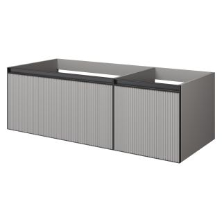 Тумба под раковину Armadi Art Quatro 790-M2-120-L-RIB-A 120 см серый/антрацит Тумба под раковину Armadi Art Quatro 790-M2-120-L-RIB-A 120 см серый/антрацит