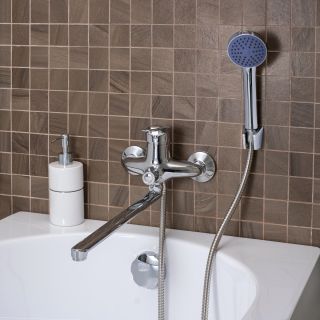 Смеситель для ванны с душем РМС SL52-006E-3 хром Смеситель для ванны с душем РМС SL52-006E-3 хром