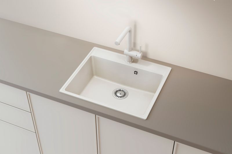 Кухонная мойка Ulgran Quartz Forte 580-10 песок