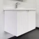 Тумба с раковиной Comforty Лима 00-00001284 70 см белый матовый