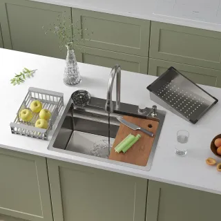 Кухонная мойка RoxenBath Stage Plus 560250-60 сатин