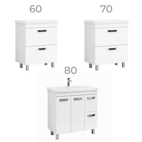 Тумба под раковину напольная Vigo Plaza tn.PLA.COM.70.2Y 70 см белый