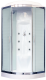 Душевая кабина Royal Bath HK стекло белое/матовое 100x100см RB100HK7-WC-CH