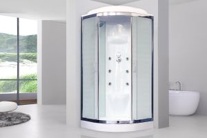 Душевая кабина Royal Bath HK стекло белое/матовое 100x100см RB100HK7-WC-CH