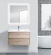 Тумба под раковину BelBagno подвесная 80x50см Rovere Galifax Bianco KRAFT-800-2C-SO-RGB