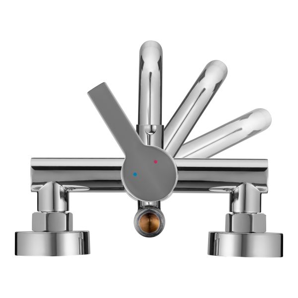 Душевая стойка Swedbe Hermes 5129G1 со смесителем для ванны хром/серый Душевая стойка Swedbe Hermes 5129G1 со смесителем для ванны хром/серый