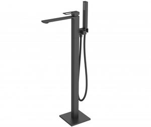 Напольный смеситель для ванны BelBagno Luсe чёрный матовый LUC-FMT-NERO