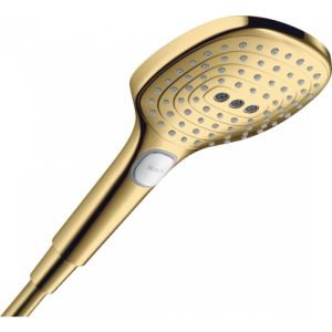 Ручной душ hansgrohe Raindance Select E 120 3jet 26520990, полированное золото