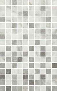 Плитка Kerama Marazzi MM6432 Декор Кантата мозаичный белый глянцевый 25x40x0,8