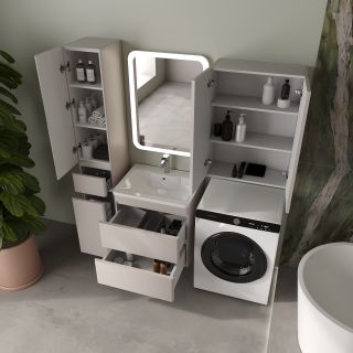 Тумба под раковину Style Line Атлантика Люкс Плюс СС-00002591 60 см карамель