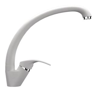 Смеситель для кухни Ulgran Classic U-007-341 ультра-белый Смеситель для кухни Ulgran Classic U-007-341 ультра-белый