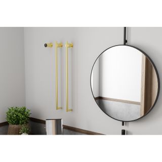 Полотенцесушитель электрический Terminus Рондо 4670078568168 П2 35х76 см брашированное золото