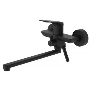 Смеситель для ванны Azario Lursy AZ-K1749B чёрный матовый