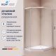 Душевой уголок RGW PA-86 38088690-11N 100x90 см профиль хром стекло прозрачное