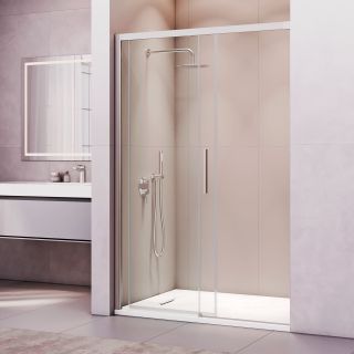 Душевая дверь RGW LE-12 34121218-11 180 см профиль хром стекло прозрачное