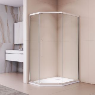 Душевой уголок RGW PA-86 38088690-11N 100x90 см профиль хром стекло прозрачное