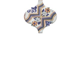 Плитка Kerama Marazzi OP\A160\65000 Декор Арабески Майолика орнамент глянцевый 6,5x6,5x0,7