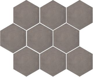 Керамогранит Kerama Marazzi SG1004N Тюрен серый светлый матовый из 9 частей 12x10,4x0,7