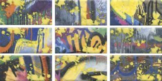 Плитка Kerama Marazzi OS\A57\9x\19060 Панно Граффити матовый (из 9 ч. разм. 9,9х20) 89,1x20x0,8