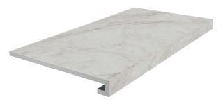 Керамогранит Kerama Marazzi KM6060G0331RGCF Ступень клееная фронтальная Тубкаль чёрный матовый обрезной 33x60x0,9