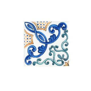 Плитка Kerama Marazzi STG\A486\1146H Вставка Капри майолика  9,8x9,8x0,7