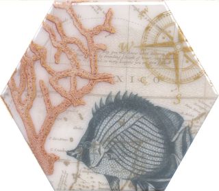 Плитка Kerama Marazzi HGD\A336\24020 Керамический декор 20x23,1x0,69 Эль Салер глянцевый