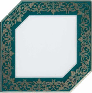 Плитка Kerama Marazzi HGD\D252\5246 Вставка Клемансо бирюзовый глянцевый 4,9x4,9x0,69