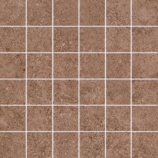 Плитка Kerama Marazzi KMD2MSA020BR Декор Руссильон мозаичный коричневый тёмный матовый обрезной 30x30x0,9