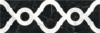 Керамогранит Kerama Marazzi ID92 Бордюр Фрагонар наборный чёрный  30x9,9x1,1