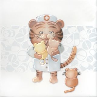 Плитка Kerama Marazzi VT\A501\5009 Декор Айболит 1 20x20x0,69