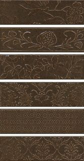 Плитка Kerama Marazzi AD\C333\6x\2926 Керамическое панно 51x28,5x0,9 Кампьелло серый глянцевый (из 6 ч. разм. 8,5x28,5)