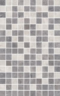 Плитка Kerama Marazzi MM6268B Декор Мармион серый мозаичный глянцевый 25x40x0,8