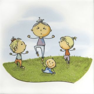 Плитка Kerama Marazzi OS\A253\5009 Декор Весёлые старты «Футбол» 20x20x0,69