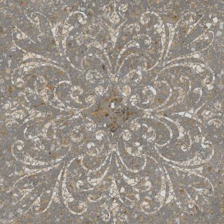 Керамогранит Kerama Marazzi SG632220R\GCF Ступень клееная Терраццо коричневый  33x60x0,9