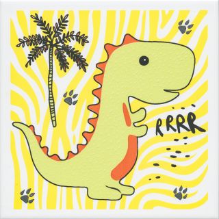 Плитка Kerama Marazzi OS\A240\5109 Декор Зоопарк «G» матовый 20x20x0,69