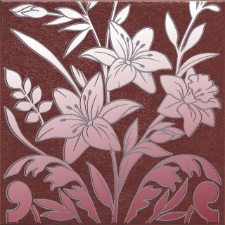 Плитка Kerama Marazzi HGD\C566\5293 Декор Барберино 2 бордо глянцевый 20x20x0,69