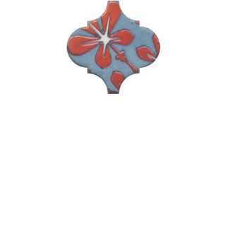 Плитка Kerama Marazzi OS\A29\65000 Декор Арабески Майолика орнамент глянцевый 6,5x6,5x0,7