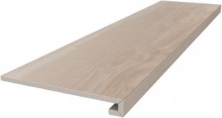 Керамогранит Kerama Marazzi DL501420R\GCD Ступень угловая клееная правая Про Вуд бежевый светлый  33x33x0,9
